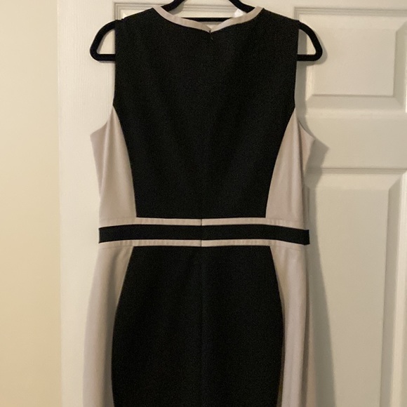 Black & Tan Colorblock Dress by NewYork & Company (Size 14) - Picture 3 of 8